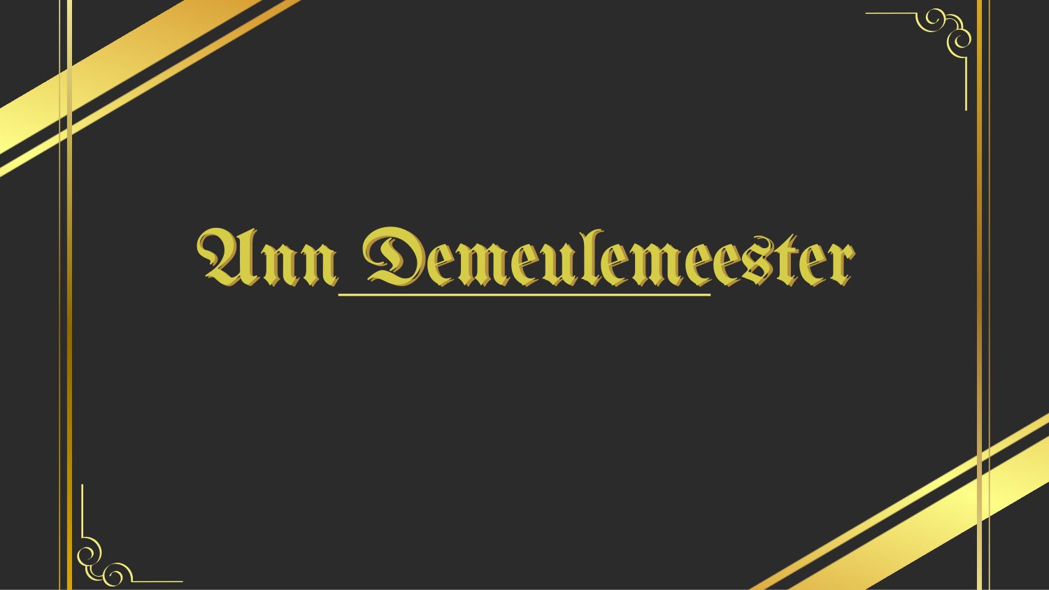 Ann Demeulemeester: proposta stilistica per la maison, pagina 1