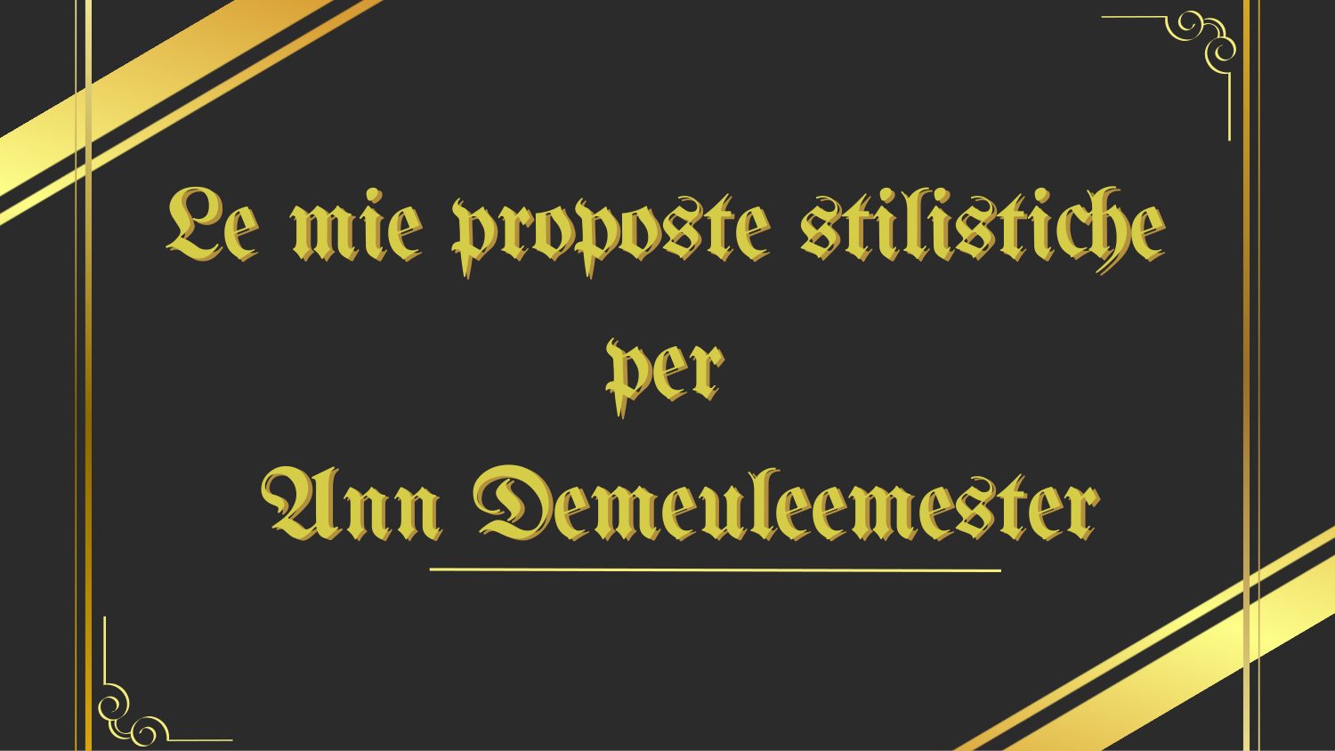 Ann Demeulemeester: proposta stilistica per la maison, pagina 7