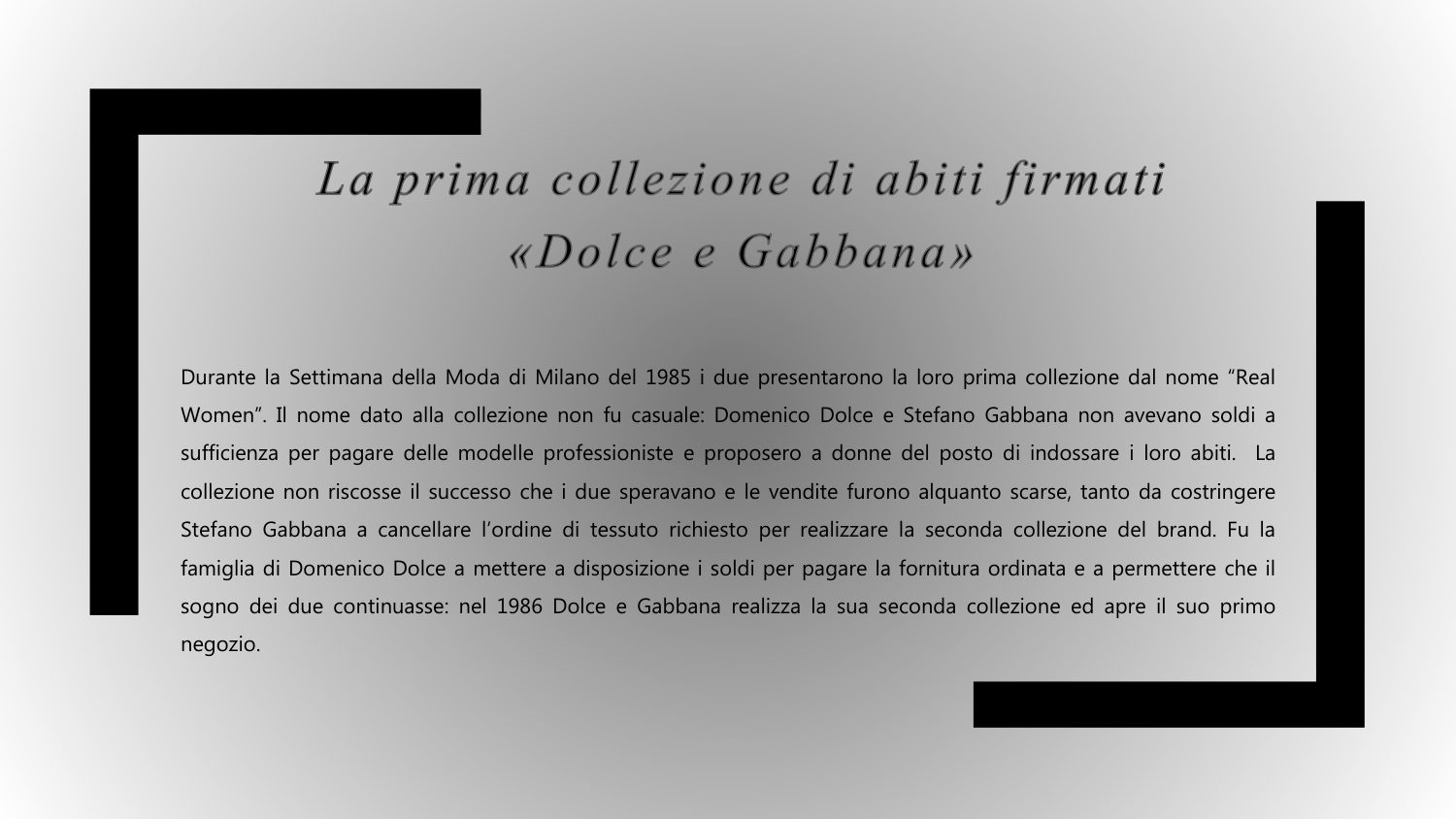Dolce & Gabbana: proposta stilistica per la maison, pagina 5
