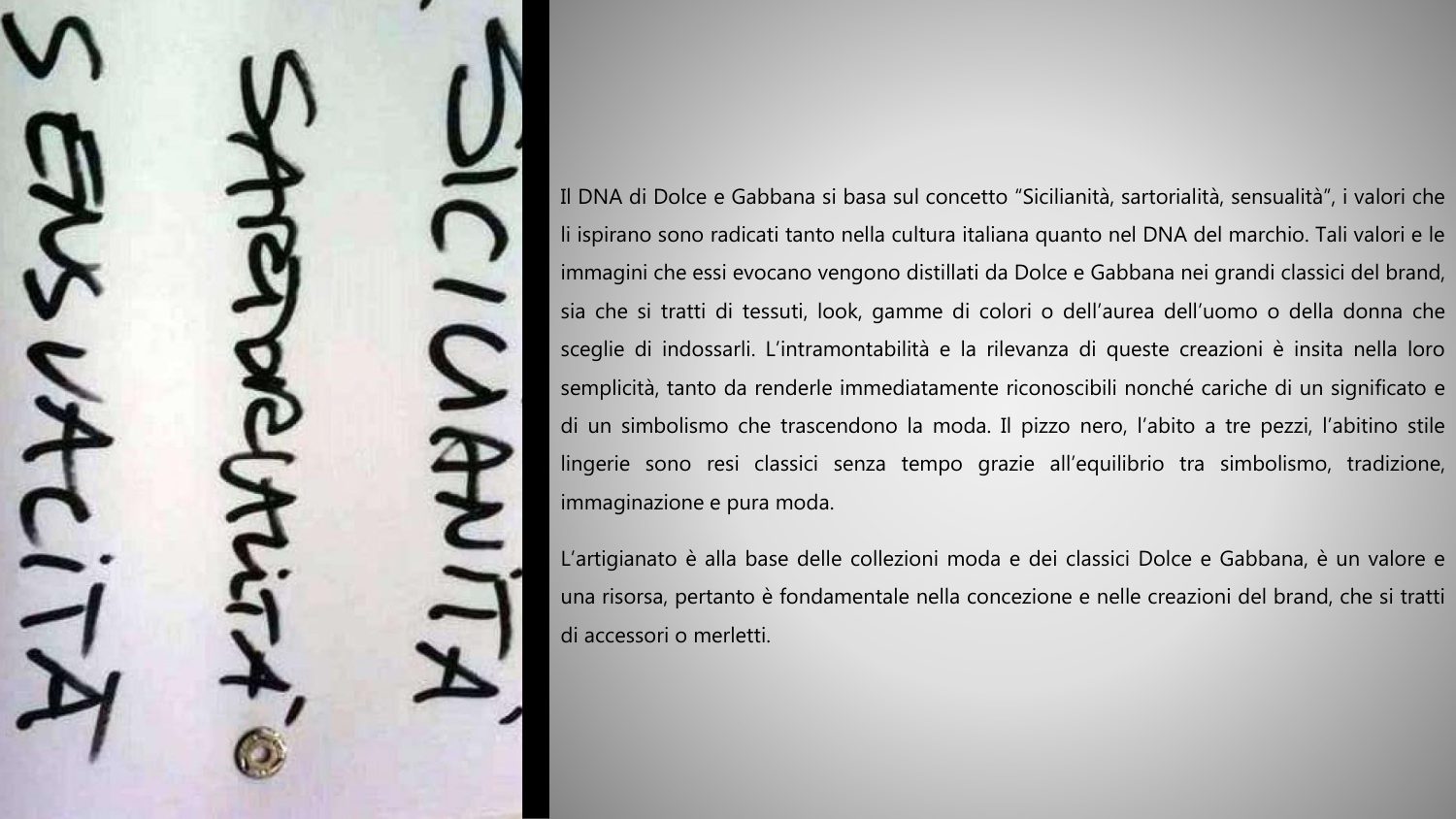 Dolce & Gabbana: proposta stilistica per la maison, pagina 10