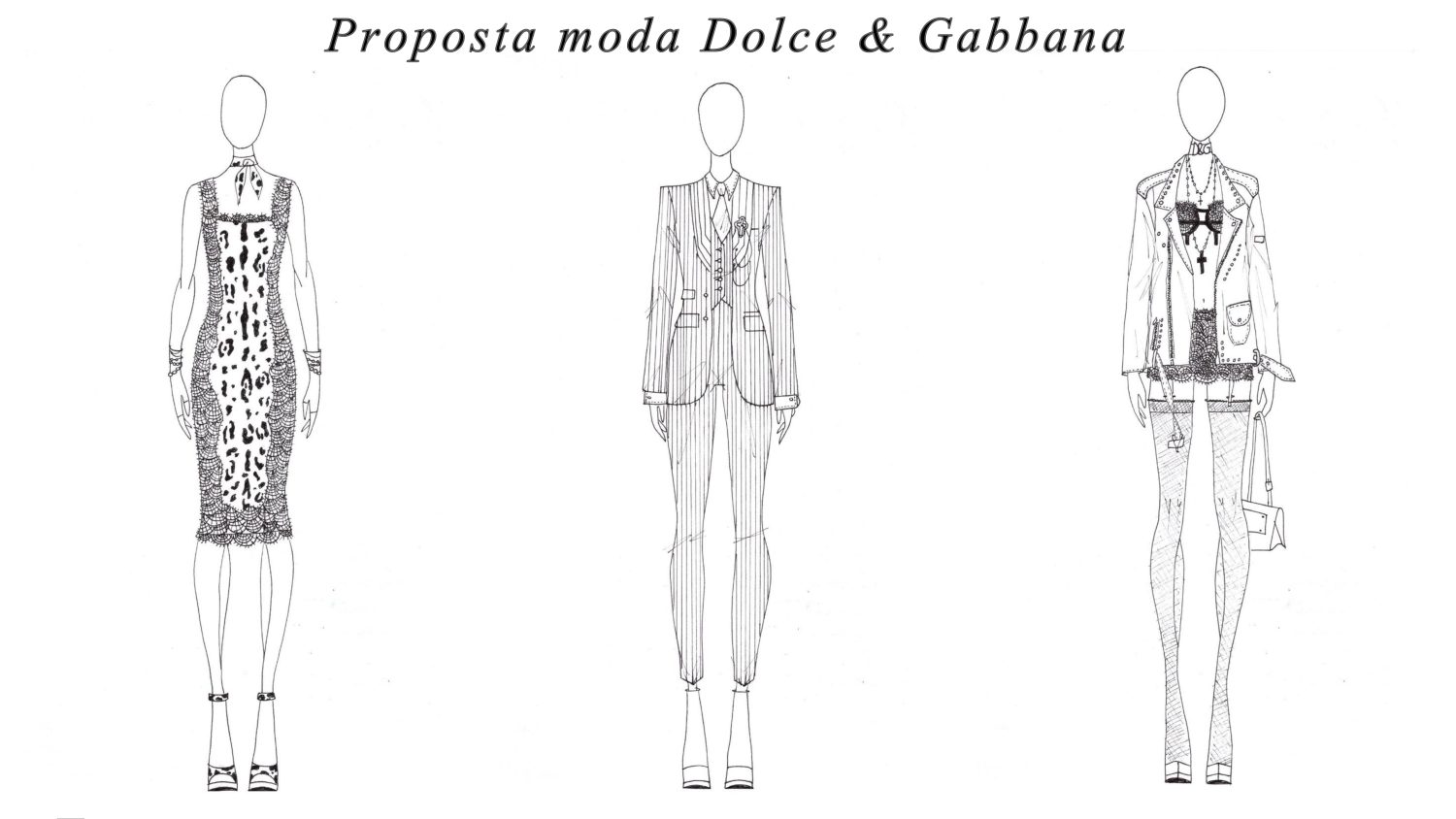 Proposta di collezione per Dolce e Gabbana