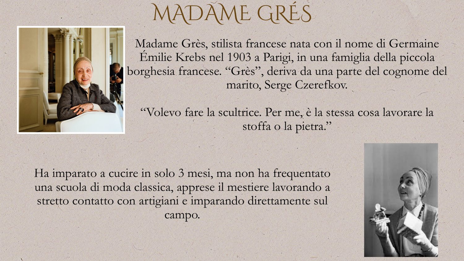 Madame Grès: proposta stilistica per la maison, pagina 2