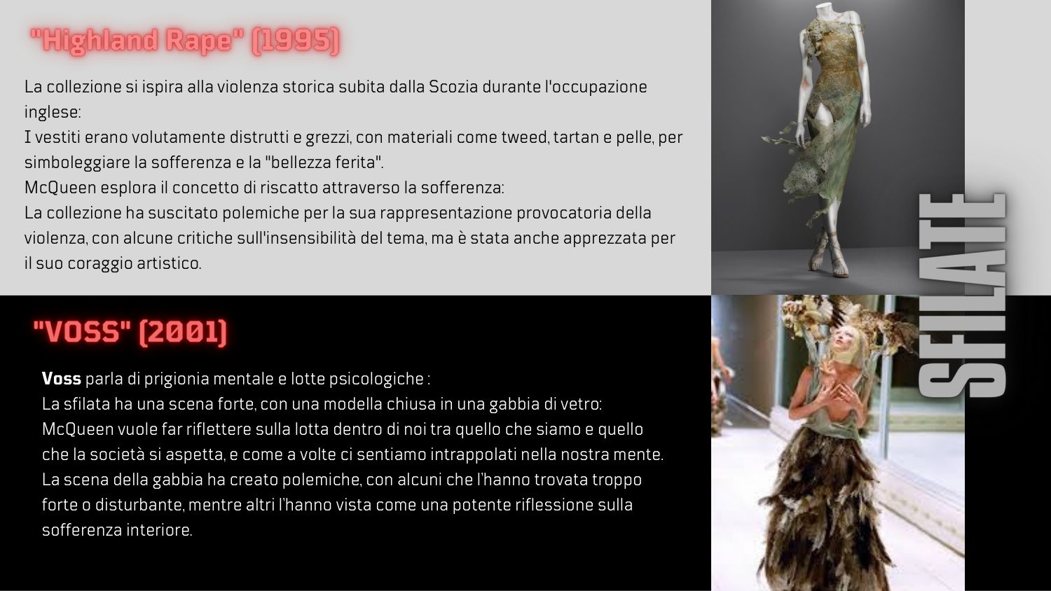 Alexander McQueen: proposta stilistica per la maison, pagina 5