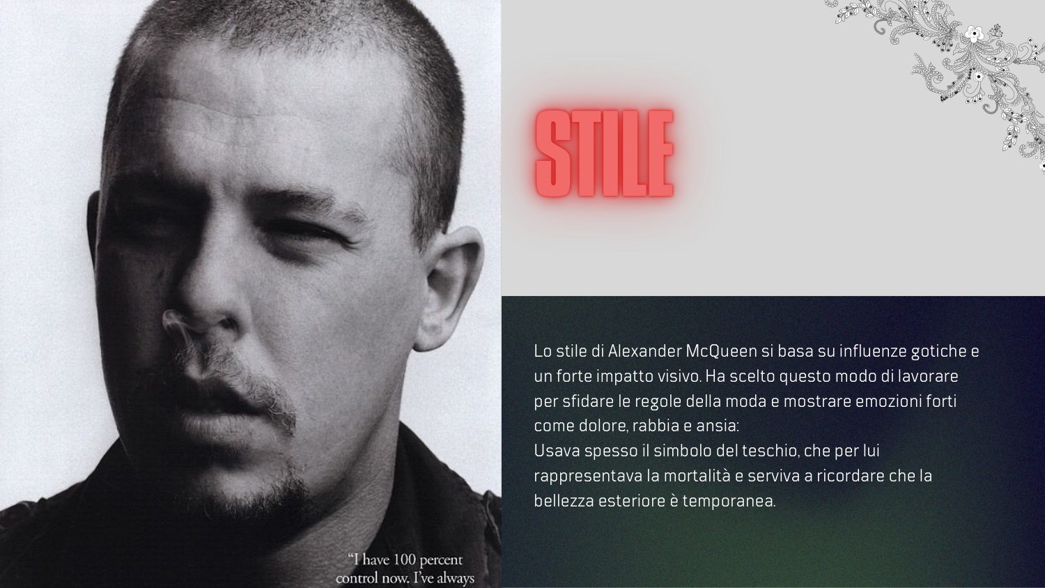 Alexander McQueen: proposta stilistica per la maison, pagina 9