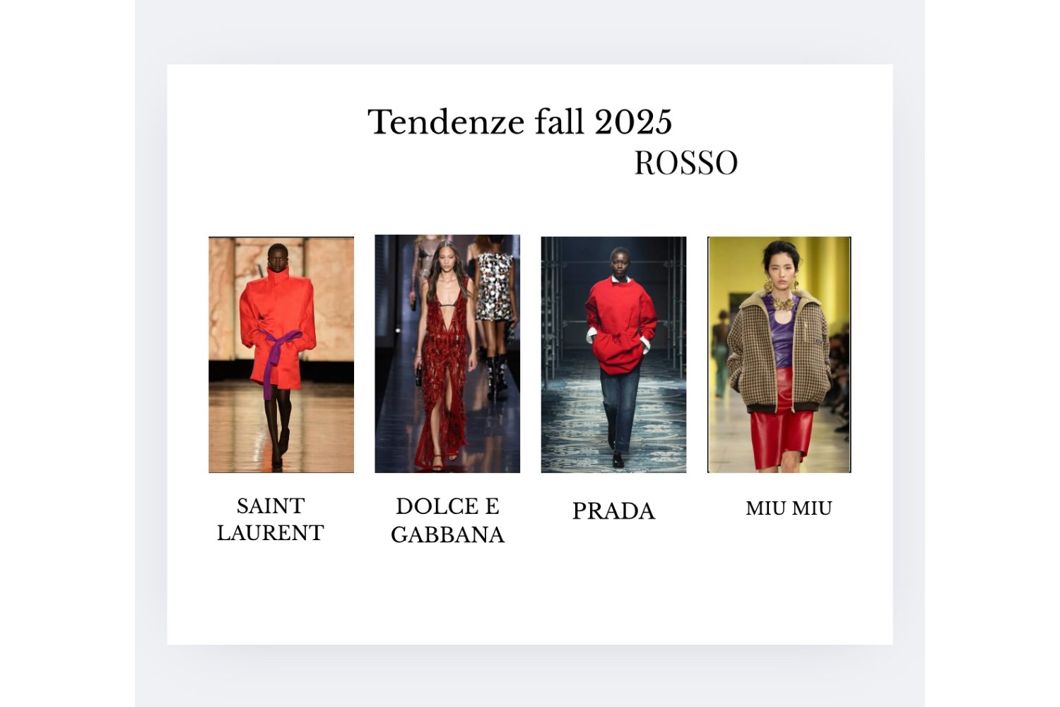 Analisi tendenze Fall 2025 — proposta 2, pagina 2