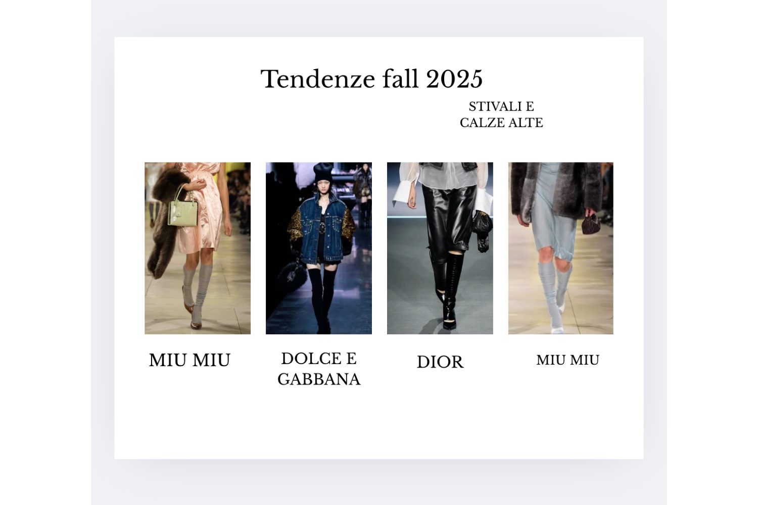 Analisi tendenze Fall 2025 — proposta 2, pagina 12