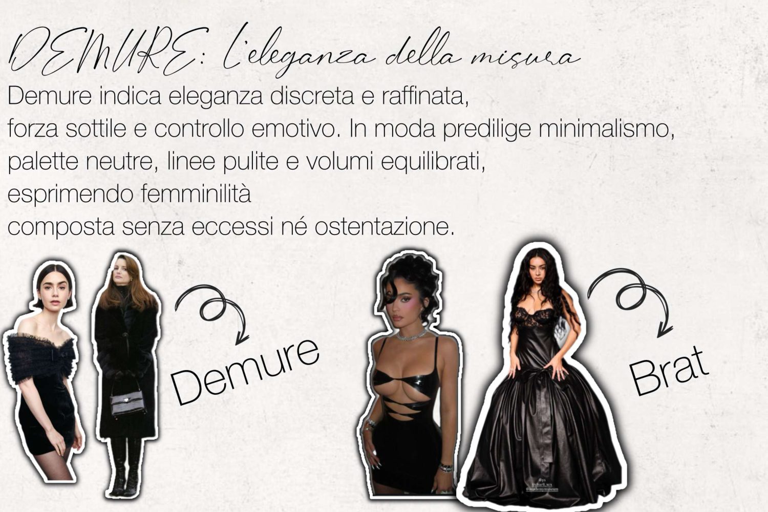 Styling, buying ed editing per Carolyn Bessette — proposta 1, pagina 1