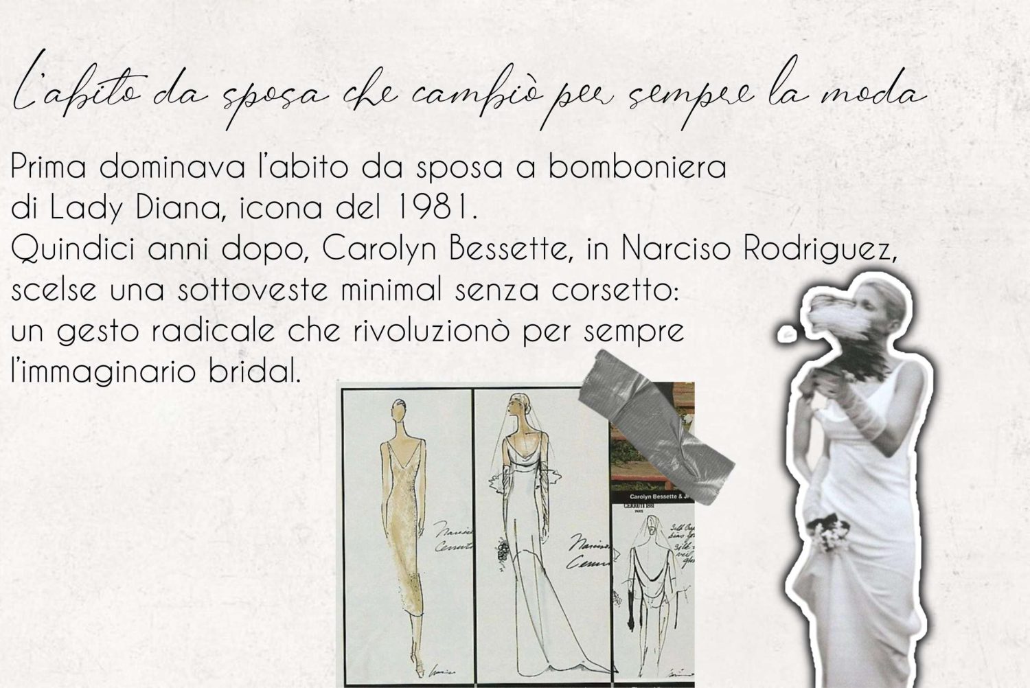 Styling, buying ed editing per Carolyn Bessette — proposta 1, pagina 7