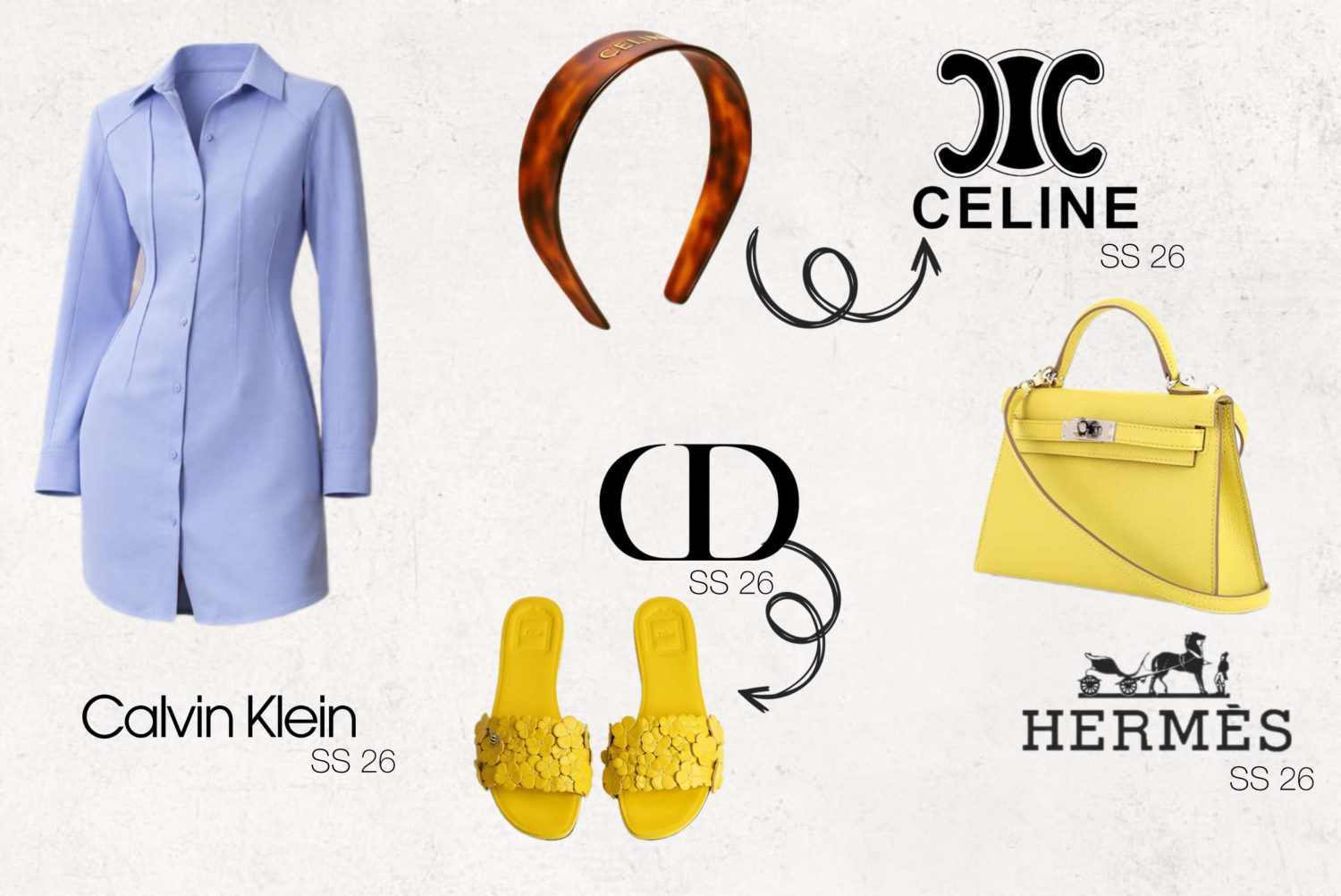 Styling, buying ed editing per Carolyn Bessette — proposta 1, pagina 18