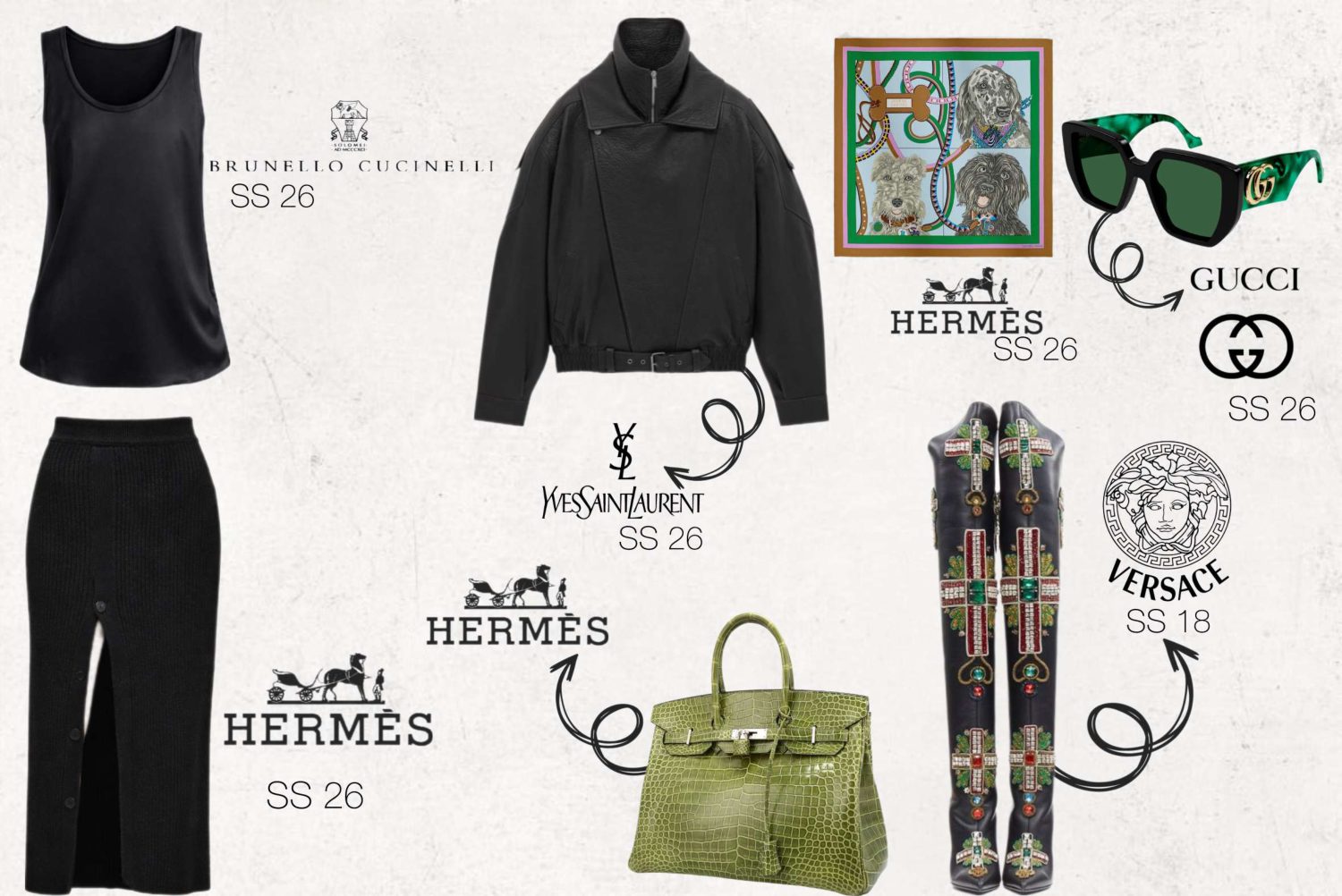 Styling, buying ed editing per Carolyn Bessette — proposta 1, pagina 38