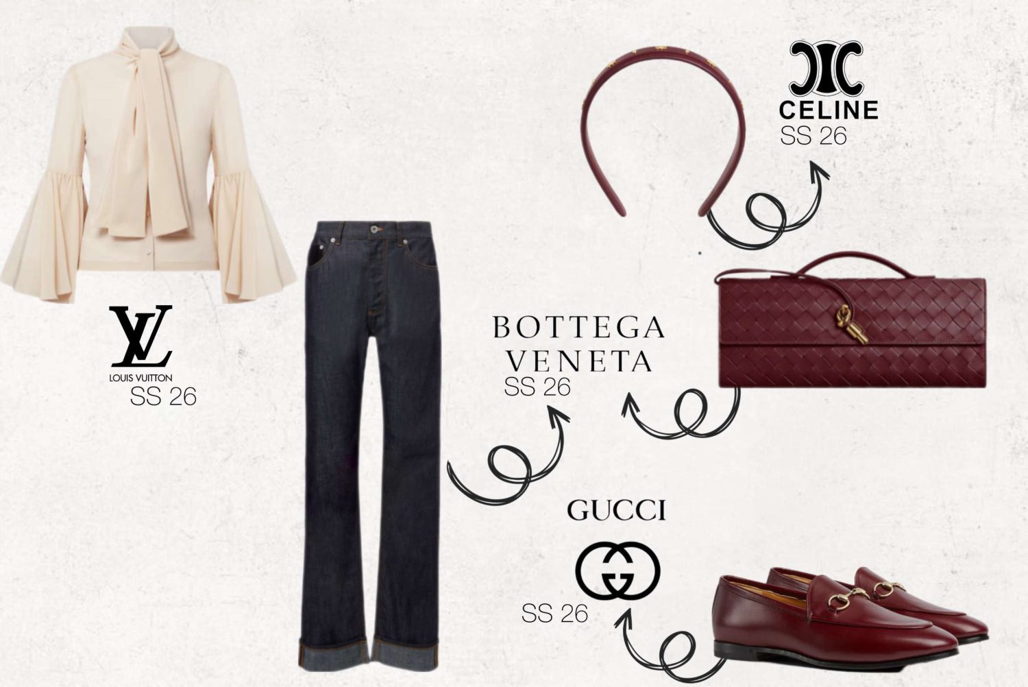 Styling, buying ed editing per Carolyn Bessette — proposta 1, pagina 53