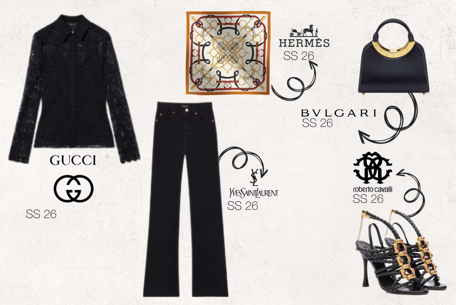 Styling, buying ed editing per Carolyn Bessette — proposta 1, pagina 54