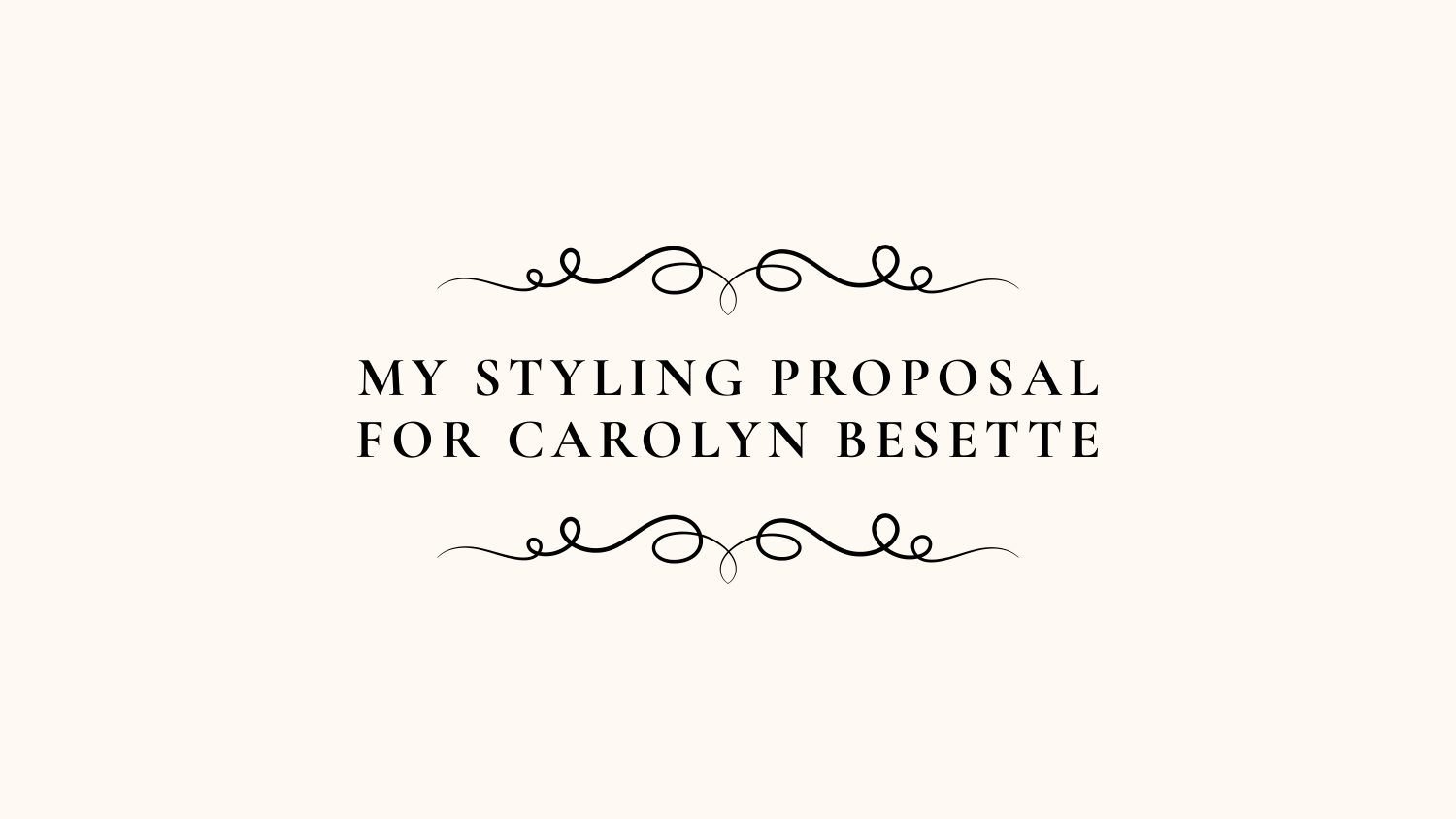 Styling, buying ed editing per Carolyn Bessette — proposta 2, pagina 24