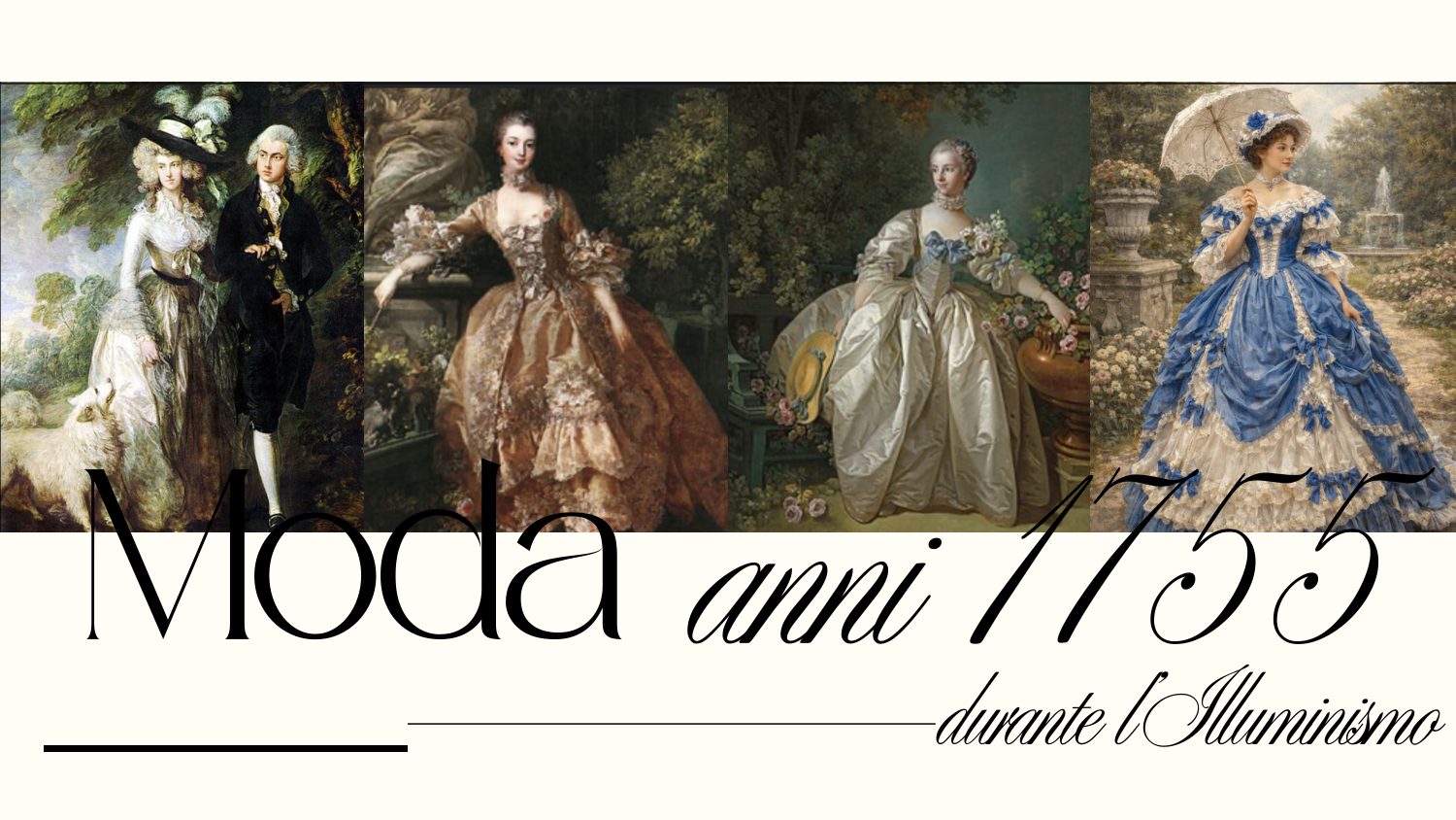 Il costume del 1755 nella pittura del Settecento