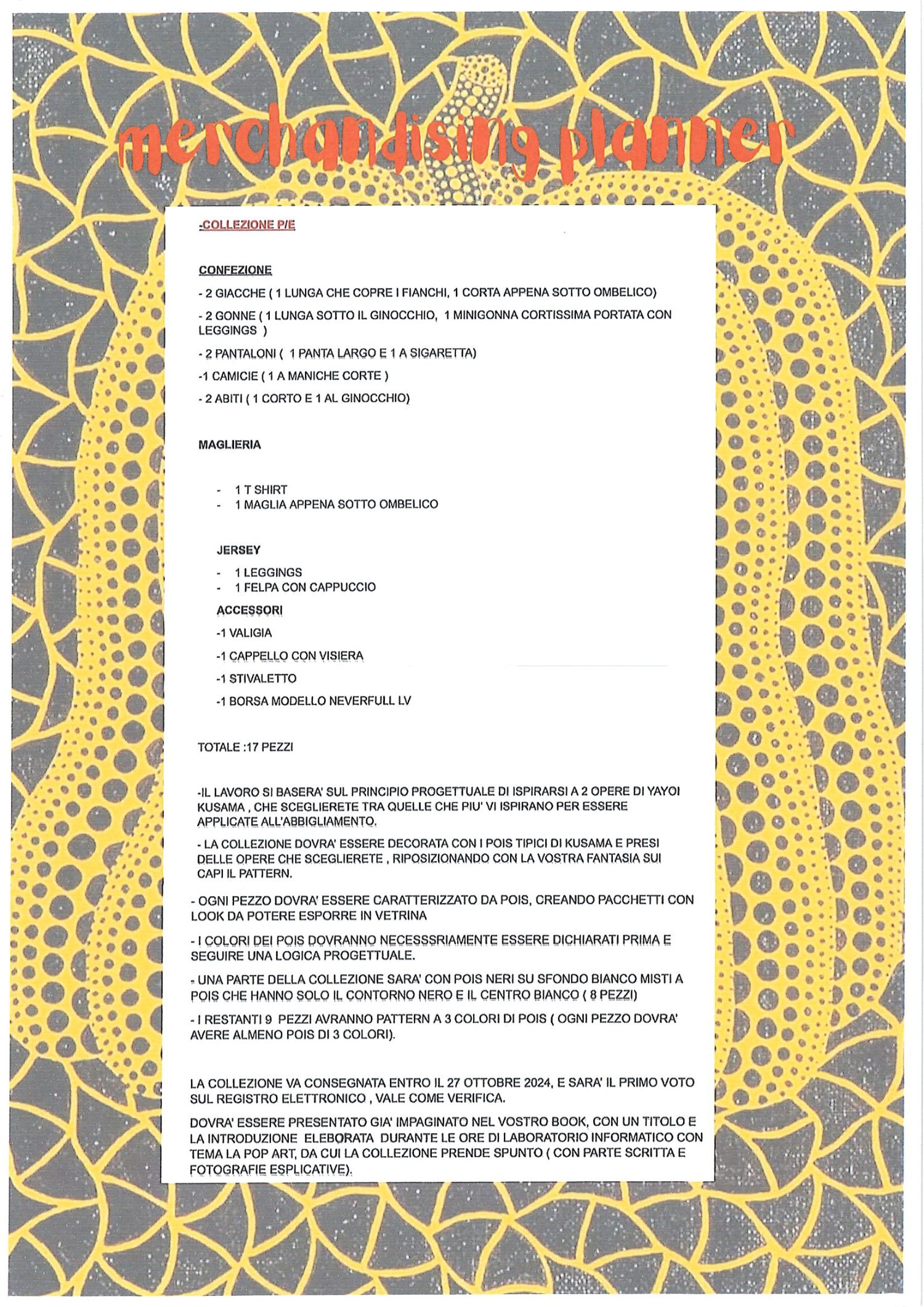 Pop Art: connubio moda-arte — proposta 1, pagina 8