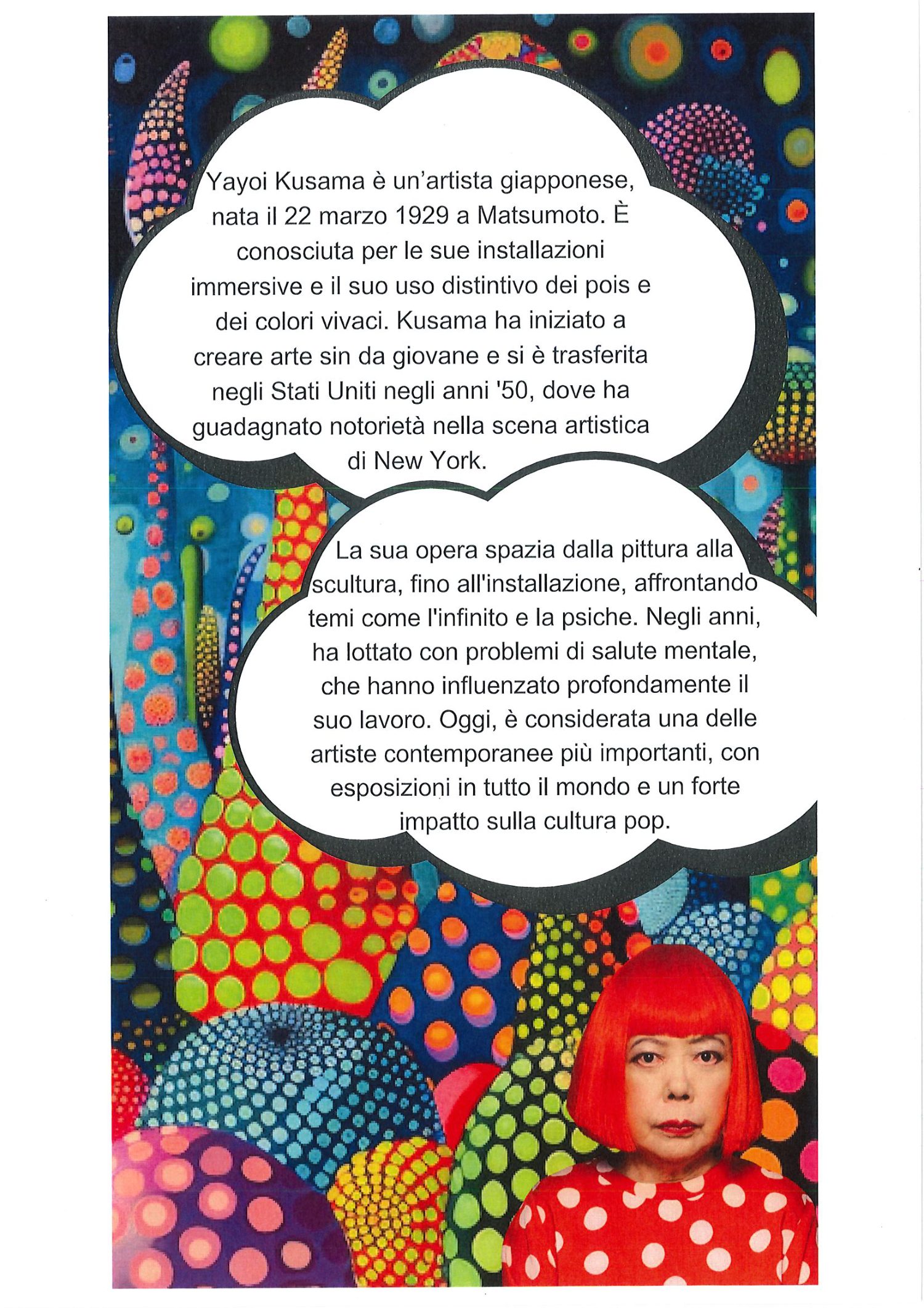 Yayoi Kusama e il suo uso del pois